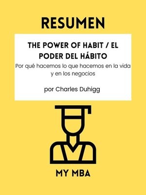 cover image of Resumen--The Power of Habit / El Poder Del Hábito